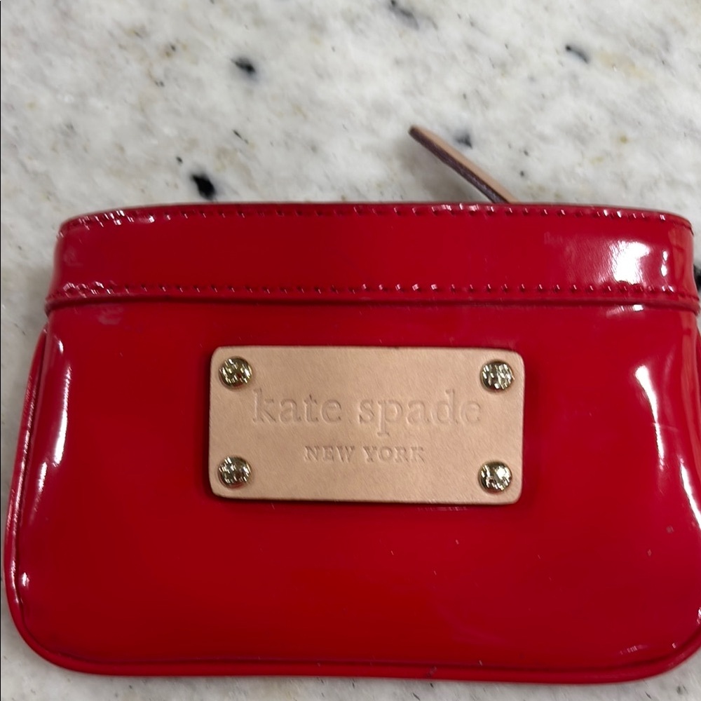Kate Spade Red Coin Purse - Picture 6 of 6